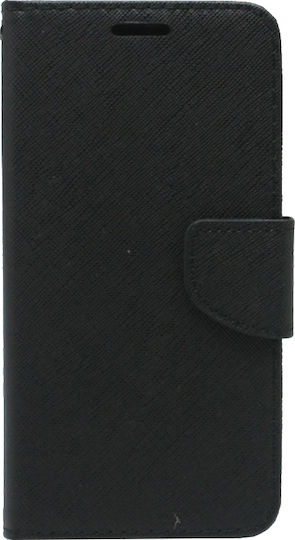 FANCY IPHONE XR Wallet Δερματίνης Μαύρο (iPhone XR)