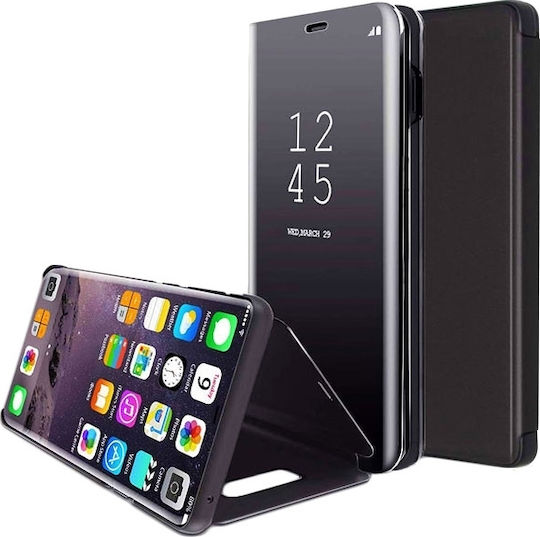 Galaxy A6 Plus 2018 Book Plastic Negru (Galaxy A6+ 2018)