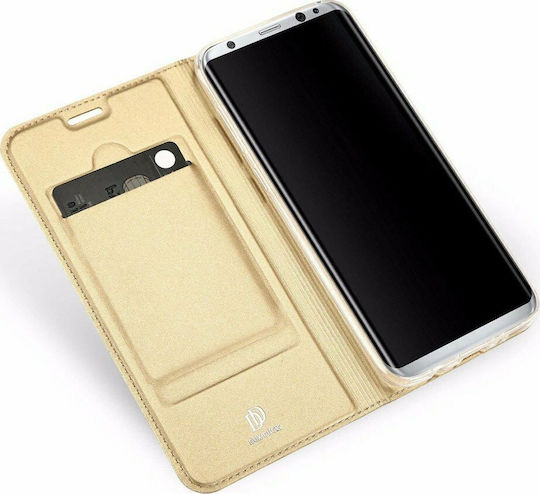 Dux Ducis Skin Pro Series Книга Изкуствена кожа Златист (Galaxy Note 9)