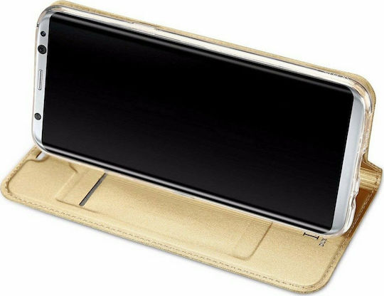 Dux Ducis Skin Pro Series Книга Изкуствена кожа Златист (Galaxy Note 9)