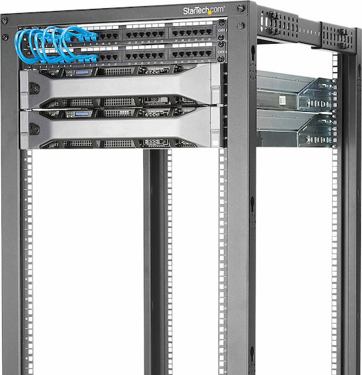 StarTech Επιδαπέδια Καμπίνα Rack 42U 100x60.4x200cm Μαύρο 4POSTRACK42