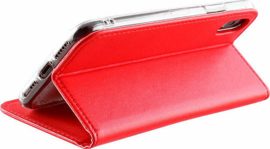 Volte-Tel Pocket Magnet Buchen Sie Synthetisches Leder Rot (iPhone X / Xs)