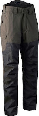 Deerhunter Upland Hunting Pants Waterproof Olive in Khaki color 3556-380