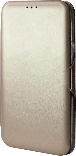 Forcell Forcell Book Δερματίνης Χρυσό (Galaxy A7 2018)