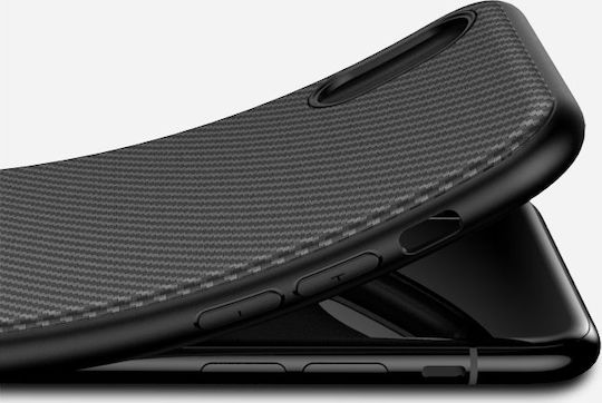 iPaky IPAKY iPhone XR IPAKY Carbon Etui Back Cover Silicone Black (iPhone XR)