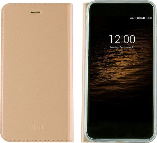 Idol 1991 Prime Magnet Book Δερματίνης Χρυσό (Pocophone F1)