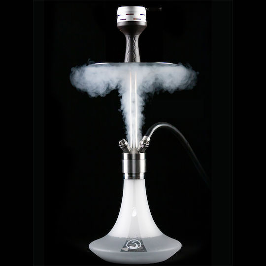 Steamulation Ναργιλές Pro X ΙΙ Τετραπλός White Matt 52cm