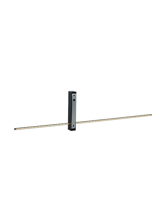 Lucide Lightning Segin Modern Lamp Wall with Integrated LED and Warm White Light Black 90cm
