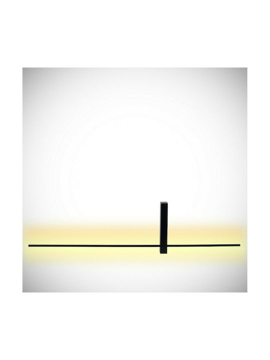 Lucide Lightning Segin Modern Lamp Wall with Integrated LED and Warm White Light Black 90cm