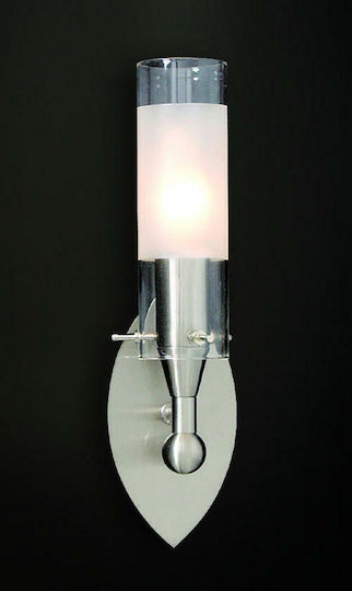Home Lighting Korina Φωτιστικό Τοίχου Ασημί 7x10x7εκ. Home Lighting Korina Φωτιστικό Τοίχου Ασημί 7x10x7εκ.