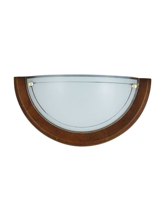 Rabalux Ufo Classic Wall Lamp with Socket E27 Brown Width 32cm