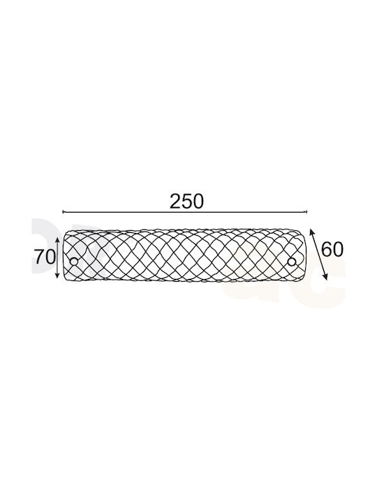Aca Mare Modern Lumină de Perete cu Soclu E14 Alb 24cm