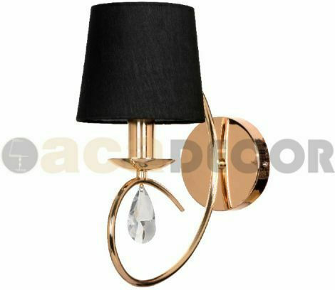 Aca Basilico Lamp Wall Black 6x24x15cm Aca Basilico Lamp Wall Black 6x24x15cm