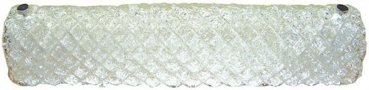 Aca Mare Modern Lamp Wall with Socket E14 White 34x7x6cm