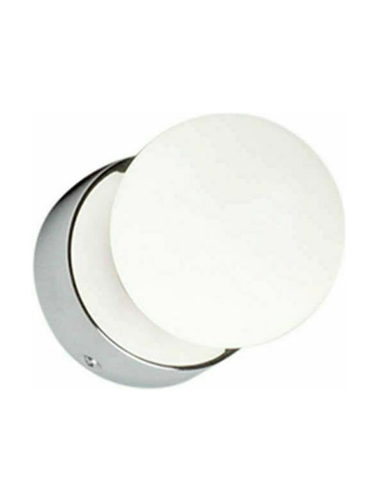 Nowodvorski Modern Bathroom Wall Lamp with G9 Socket Silver 8x8x8cm