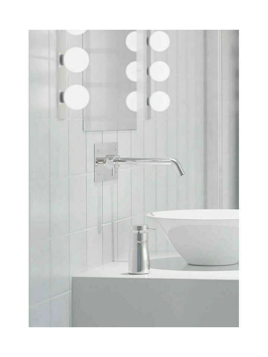 Nowodvorski Modern Bathroom Wall Lamp with G9 Socket Silver 8x8x8cm