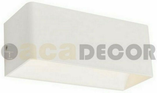 Aca Nephele Lamp Wall LED White 25x10x10cm Aca Nephele Lamp Wall LED White 25x10x10cm