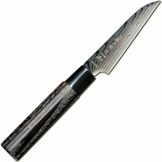 Tojiro Shippu Peeling Knife from Damascus Steel 9cm