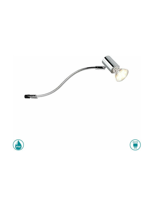 Trio Lighting Giada Lamp Bathroom Silver 5.4x5cm