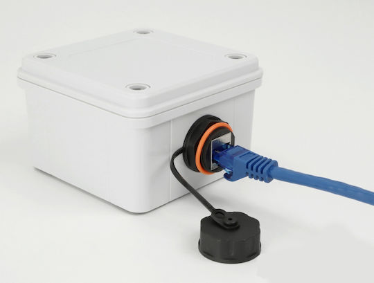 DeLock Elektrisches Gehäuse für Außenmontage Wasserdicht IP65 in Gray Farbe