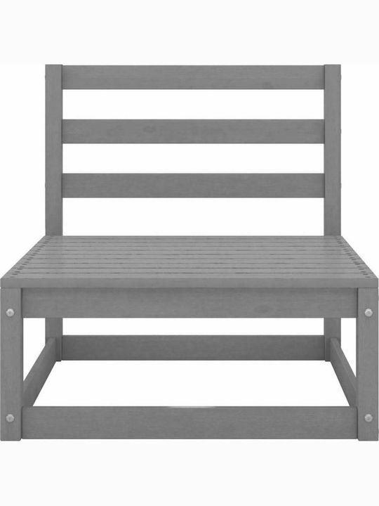 Bench Outdoor from Pallets with Pillows 70x70x67cm