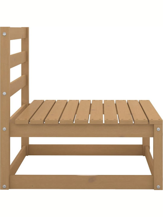 Zweisitziges Sofa Außenbereich aus Paletten mit Kissen 140x70x67cm
