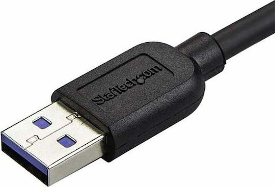 StarTech Regular USB 3.0 to micro USB Cable Μαύρο 2m (USB3AU2MRS)
