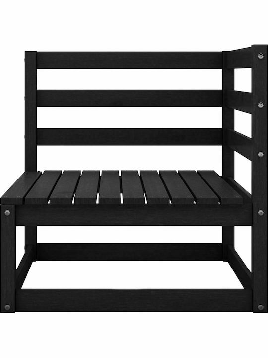 Two-Seater Sofa Outdoor from Pallets with Pillows 140x70x67cm