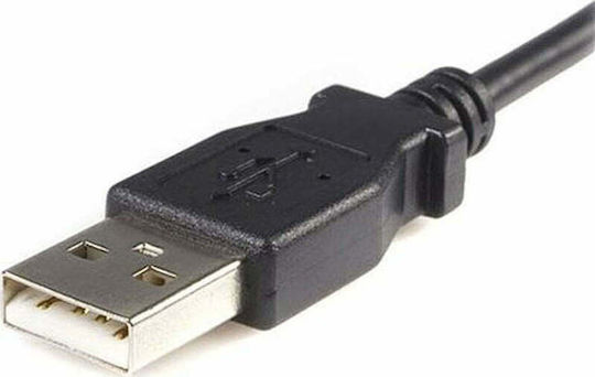 StarTech Regular USB 2.0 to micro USB Cable Μαύρο 2m (UUSBHAUB2M)