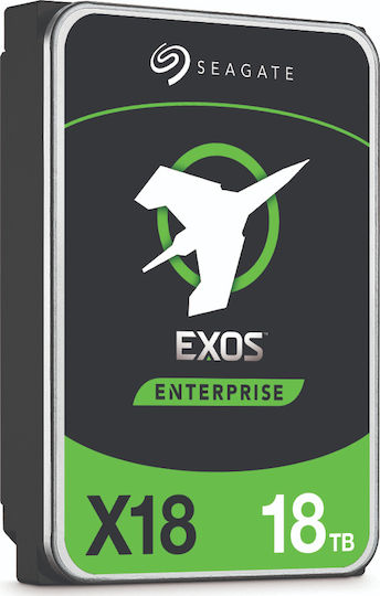 Seagate Exos X18 18TB HDD Hard Drive 3.5" SATA III 7200rpm with 256MB Cache for NAS / Server ST18000NM001J