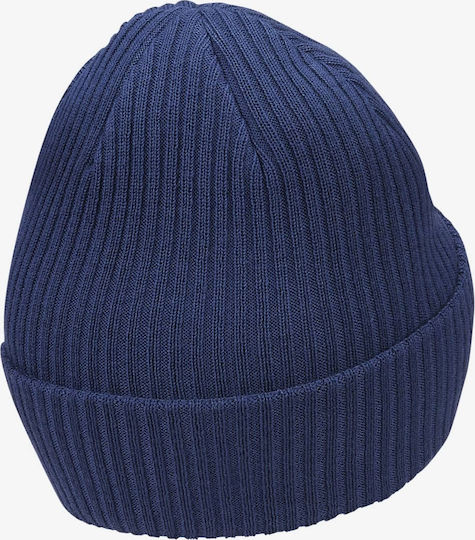 Sportswear Fisherman Beanie Ανδρικός Σκούφος με Rib Πλέξη σε Μπλε χρώμα