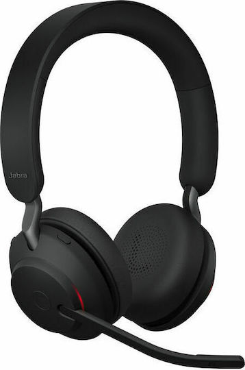 Jabra Evolve2 65 VOIP Headset Link380a UC Stereo Desk Stand Black (26599-989-989)