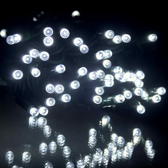 100 Lights LED 11.5m. Cold White in String 1pcs