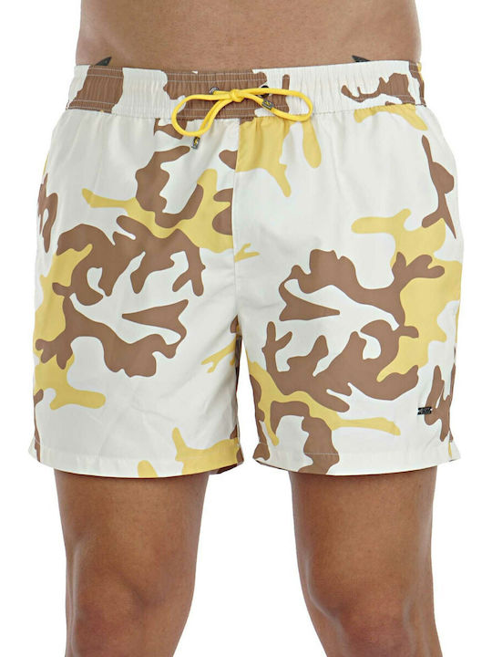 Herren Badebekleidung Shorts Weiß Tarnfarben