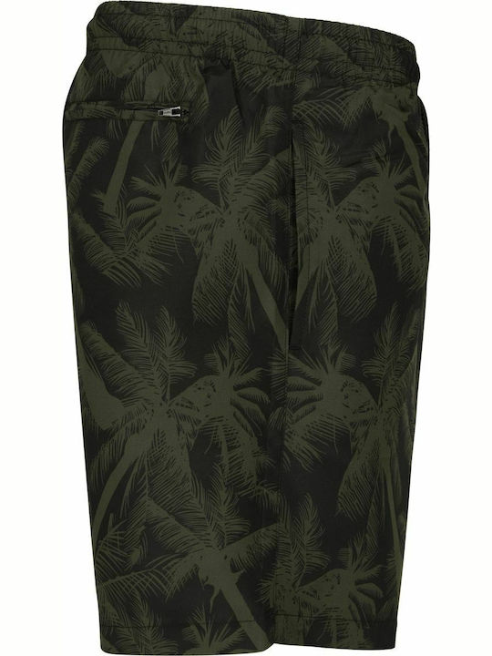 Men's Swimwear Shorts Palm Olive with Patterns