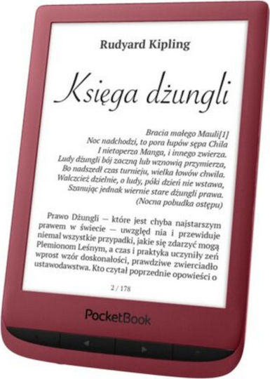 Pocketbook Touch Lux 5 with Touchscreen 6" (8GB) Red