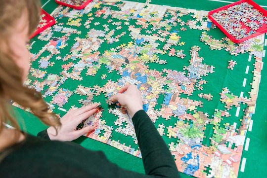 Jumbo Puzzle Mates Puzzle & Roll 1500τμχ Χαλί Αποθήκευσης Παζλ Μέχρι 1500 Κομμάτια