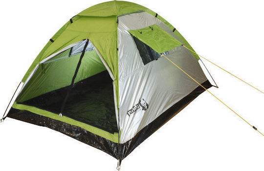 Panda Junior III Sommer Campingzelt Iglu Grüne für 4 Personen 240x210x160cm