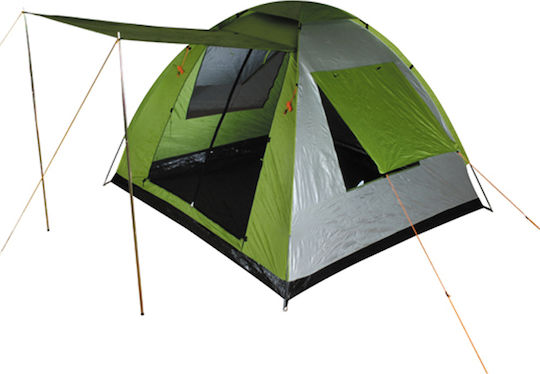 Panda Open Air Summer Camping Tent Igloo Green for 4 People 240x240x175cm