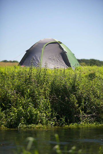 Coleman Darwin 2 Camping Tent Igloo Mountaineering Khaki with Double Cloth 4 Seasons for 2 People Waterproof 3000mm 255x145x105cm