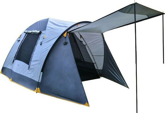 OZtrail Genesis 4V Къмпинг палатка Igloo Син с Двойно Покритие 3 Сезона за 4 Човека 340x220x180см.