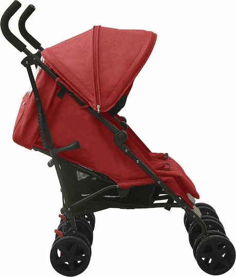 vidaXL Umbrella Stroller Suitable from 6+ Months Red 14.4kg