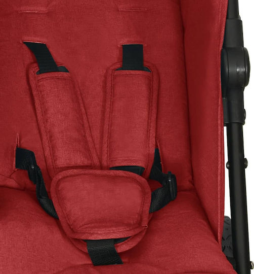 vidaXL Umbrella Stroller Suitable from 6+ Months Red 14.4kg