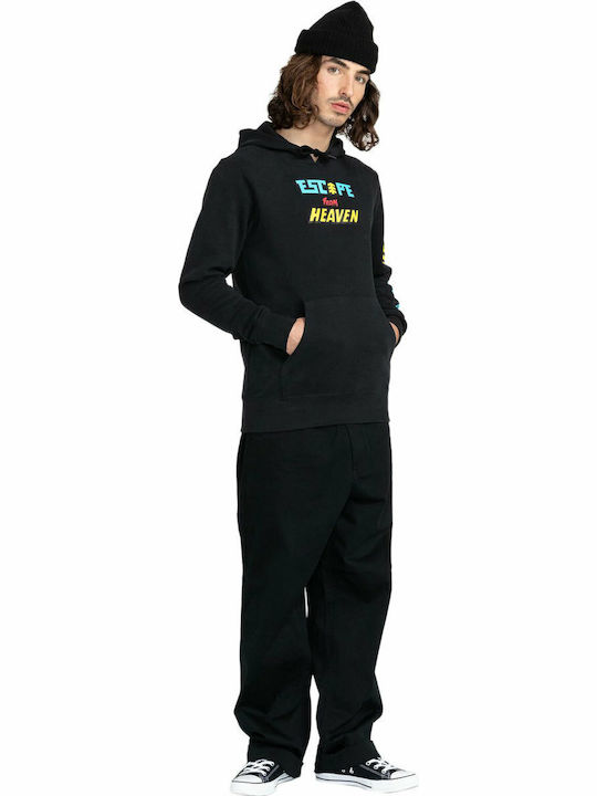 Reckoning Sweatshirt mit Kapuze Schwarz