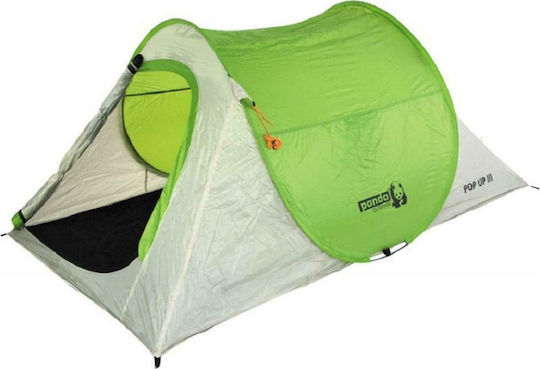 Panda Pop Up III Summer Camping Tent Green For 3 People 240x145x100cm