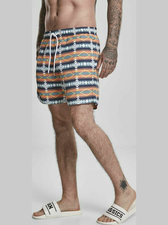 Men's Swimwear Multicolour Bermuda with Prints