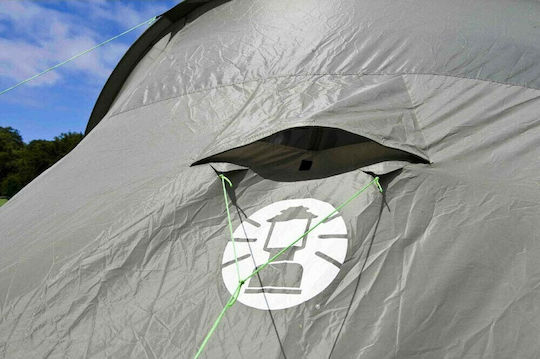 Coleman Σκηνή Camping Τούνελ Πράσινη με Διπλό Πανί 4 Εποχών για 6 Άτομα 640x230x205εκ.