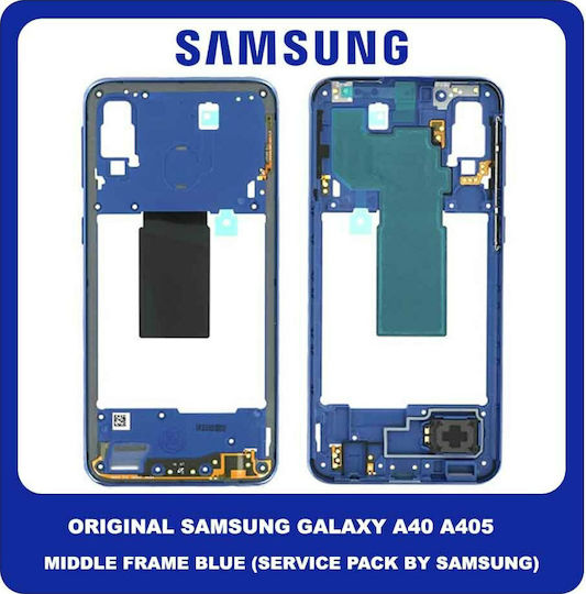 Samsung Middle Frame Blue for Galaxy A40