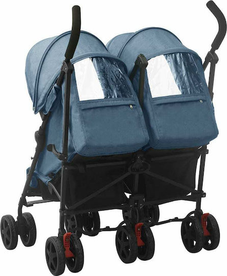 vidaXL Umbrella Stroller Suitable from 6+ Months Navy Blue 14.4kg
