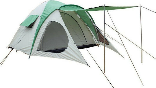 Escape Park V Summer Camping Tent Igloo White with Double Cloth for 4 People 390x240x175cm